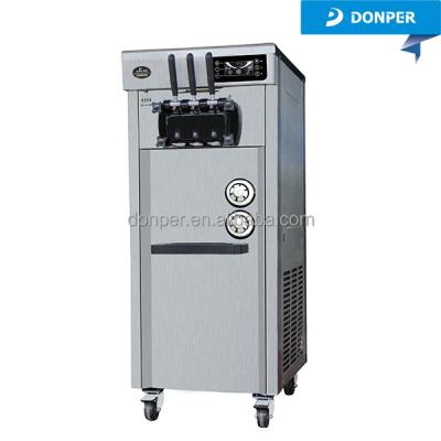 China Donper Kuxue Ice Cream Floor Standing Full Stainless Steel Soft Ice Cream Machine Prices CKX200 for sale