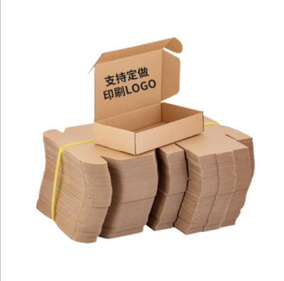 China Large Recyclable Brown Paper Corrugated Movable Mailer Boxes Shipping Gift Box Packaging Cardboard Box for sale