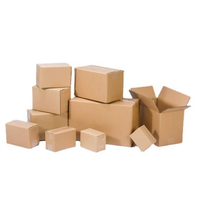 China Recyclable 3 Ply 5 Ply Logistic Corrugated Cardboard Customized Logo Express Shipping Packaging Box Cardboard for sale