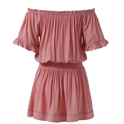 China Hot Sale 5xl Casual Wear Pink Anti-Static Summer One Piece Dress Girl for sale