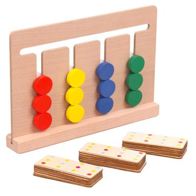 China Montessori Toys Parent-children Interactive Early Education Enlightenment Hand-eye Coordination Four Color Educational Game for sale