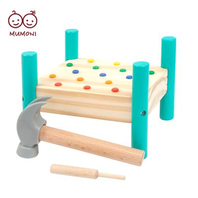 China 5 colors and the hammer is the popular 5 colors weight-lit kids knocking hamster game with a light-weighted hammer stack funny knocking toy for sale