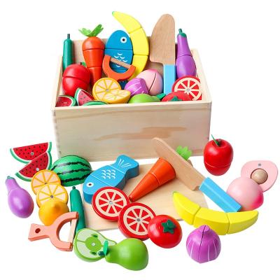 China Amazon Eco-friendly Material Hot Selling Pretend Play Toys Role Play Simulate Fruit Vegetable Toy For Toddler for sale