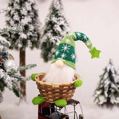 China New Eco-friendly Christmas Toys Beget Christmas Ornament Candy Storage Basket for sale