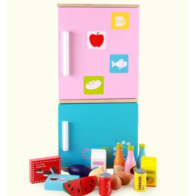 China Kitchen Toy Preschooler Cooking Game Kids Skill Learning Refrigerator Kitchen Toys for sale