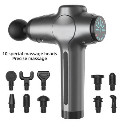 China 2022 Dropshipping Body Deep Pressure Relieve Massage Gun Private Label Gym Body Muscle Massage Gun Cordless Gun Fascia for sale