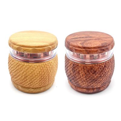 China Herb Leaf Factory Wholesale Aluminum Tobacco Spice Grinding Flower Combine Sharp Teeth Metal Tobacco Herb Grinder for sale