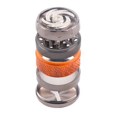 China Tobacco Grinding Waterproof Braided Pattern Diamond Jewelry Spice Herb Tobacco Grinder 2.36 Inch for sale