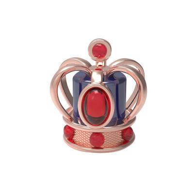 China Crystal Crown Perfume Caps Electroplating Process Environmentally Friendly And Recyclable for sale