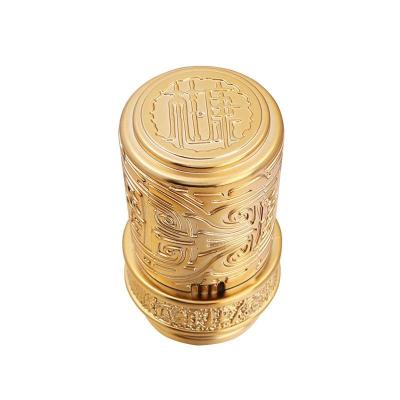 China Custom Perfume Cap Gold-Plated , Environmentally Friendly And Recyclable for sale