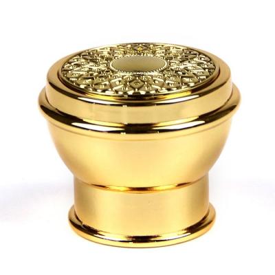 China Zinc Alloy Perfume Cap Gold Plating , Electroplating Process , Customized According To Customer Requirements for sale