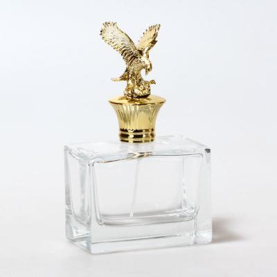 China Luxury Perfume Cap Gold-Plated Animal Eagle Head Perfume Bottle Cap for sale