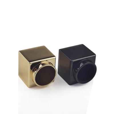 China Customized Black Square Perfume Bottle Caps , Sample Processing , Large Purchases No Mold Fees for sale