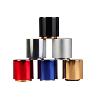 China Black Color Stock Magnetic Perfume Bottle Cap With Perfume Collar And Spray Magnet Cap Perfume for sale