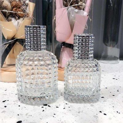 China Custom Fashion Classic Transparent Perfume Bottle Logo Custom Free Sample for sale