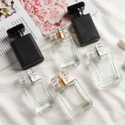 China Customized Classic Black Orientation Glass Perfume Bottle Free Design for sale