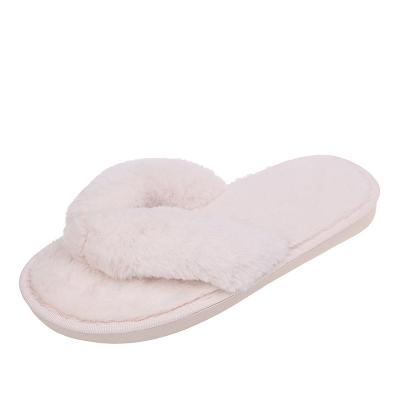 China Wholesale High Quality Plush House Fashion Trend Warm Anti-skid Winter Slippers for sale