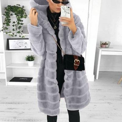 China New Fashion 5XL 6 Colors QUICK DRY Faux Mink Fur Coat Women Fur Coats for sale