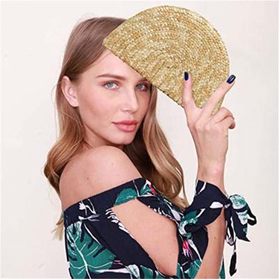 China Fashion 2019 summer straw tote bag, straw beach bag tote, round handle straw bag for ladies sling bag for sale