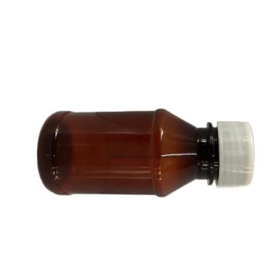 China High Quality Medicine Price 65ml Disposable Vitamin Bottle Plastic Brown for sale