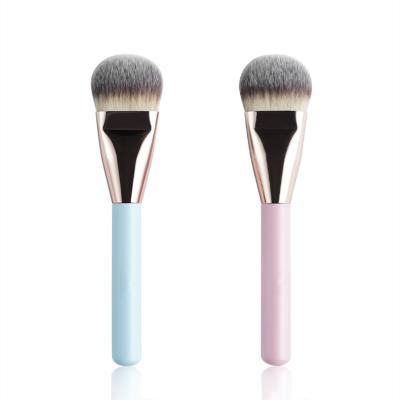 China Multi-Function Professional Cosmetic Long Lasting Cream Foundation Powder Brush Makeup Beauty Rose Gold Shadow Concealer Liquid Brush for sale