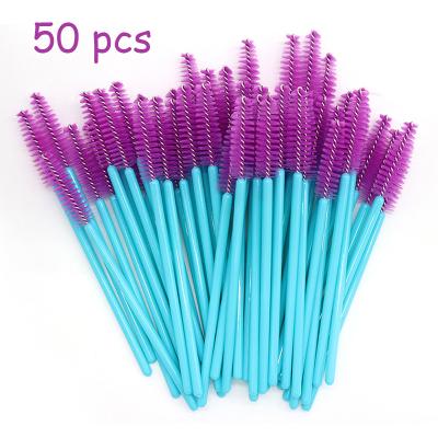 China Wholesale Lasting Disposable Mascara Wands Applicator Eyelash Extension Sweeps Disposable Mascara Brush Eyelash Brush Makeup Tool for sale