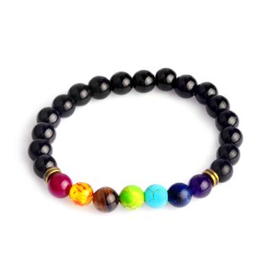 China Vintage Promotional Black Lives Matter Support Beaded Bracelets For Women for sale