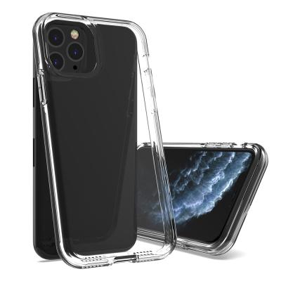 China Factory price high simple clear PC tpu shockproof hot selling transparent phone case for boost celero 5g for sale