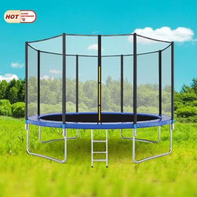 China Eco - Friendly Outdoor Rectangular Trampolines With Nets for sale