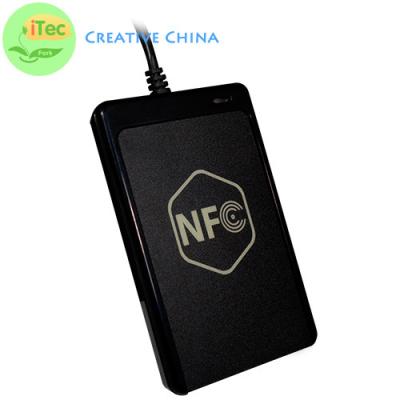 China PC and Mobile NFC Card ReaderHi-Speed PC And Mobile NFC Card Reader With Sam Slot for sale