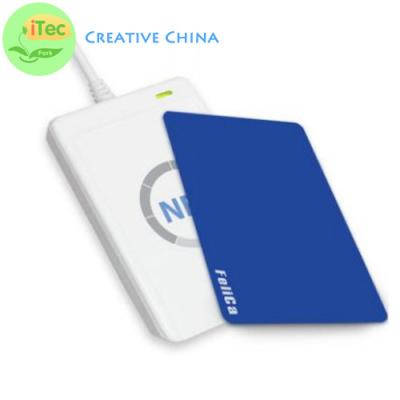 China PC and Mobile NFC Card Reader Hi-Speed  USB interface Contactless Card Reader support ccid for sale