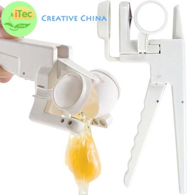 China separate EZ Egg Cracker Handheld EZ cracker egg cracker with separator tools  egg beaters for sale