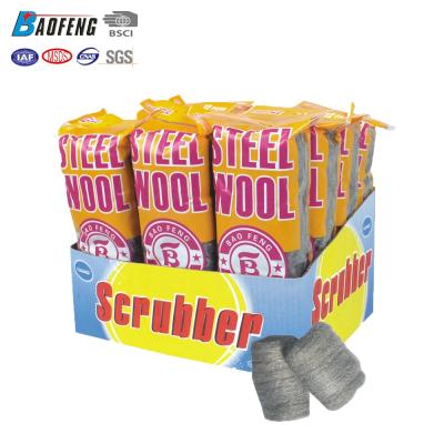 China Viable low carbon steel #0000 wool for rough grinding furniture for sale