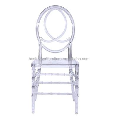 China Modern Clear Crystal Ice Chiavari Phoenix Chair  Wedding Event Chair Sourced Manufacturer for sale