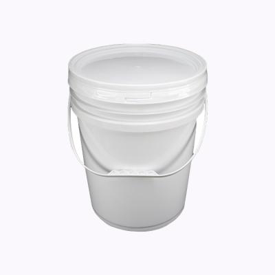 China High quality kitchenware food or liquid storage container 20L pp round plastic bucket with lid and handle for sale