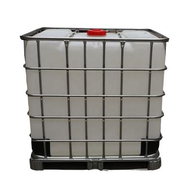 China Food Or Water Or Oil Or Chemical Raw Material Storage HDPE 1000 Liter Container IBC Large Tank Square Plastic Box With Lid And For Sale for sale