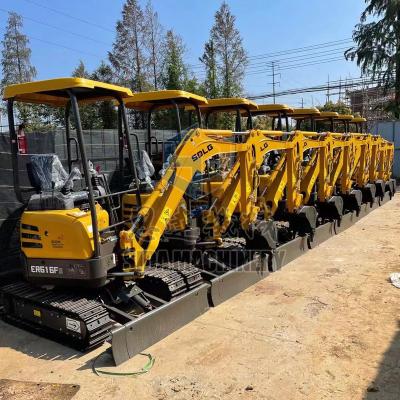 China Shandong Brand New Machinery 1 Ton Excavator Crawler Digger Chinese Mini Excavator 1.8T Digger Machine ER616F 0.04mÂ ³ for sale