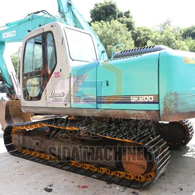 China G319 used second hand knockout BELCO SK200 SK200-6 SK200-8 20ton big crawler excavator with perfect after-sales services ³ for sale