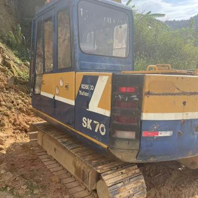 China Farms Sida Machinery Crawler Digger Mini Excavator Japan Origin Kobelco SK03 Used Excavator Point 3 Backhoe Construction Machine for sale