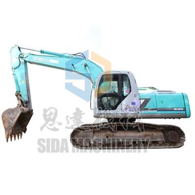 China Construction Machinery Second Hand Kobelco Excavator SK200 Used Digger SK200-6 Excavators Earth Hydraulic Motor 0.8 m; ³ for sale