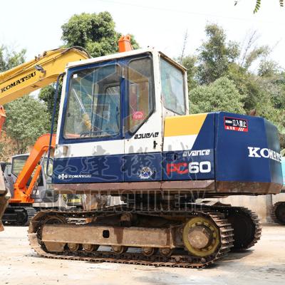 China Garment Shops G189 6 Ton Excavator Used Komatsu PC 60 Japan Made Point 3 Digger Second Hand Machine For Sale In Zhangzhou Sida Machinery for sale