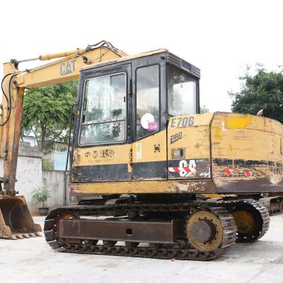 China Construction Material Stores G39 Earth Moving Equipment Caterpillar E70B Excavator CAT 7T Digger For Sale From Zhangzhou for sale