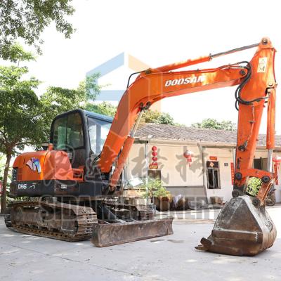 China Group of Ten Second Hand Excavator Original Condition Doosan DH55 DH60 Used Mini Digger Excavator Global Delivery Within Running 0.25m²; ³ for sale