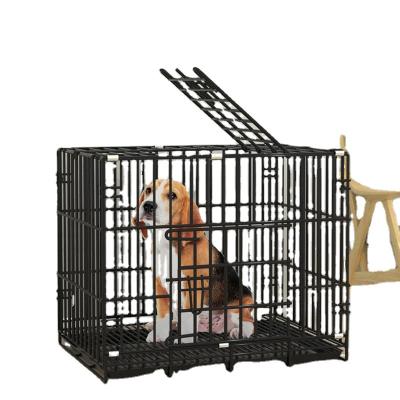 China Viable Black Outdoor Wholesale Metal Pet Playpen Cheap Rabbit Cages Pet Cage for sale