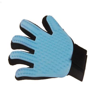 China Wholesale Pet Grooming Glove Viable Pet Grooming Hair Remover Gloves for sale