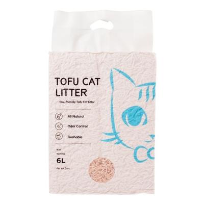 China Stocked Cat Litter Natural Quick Caking Cheapest Clumping Soybean Bentonite Tofu Cat Litter for sale