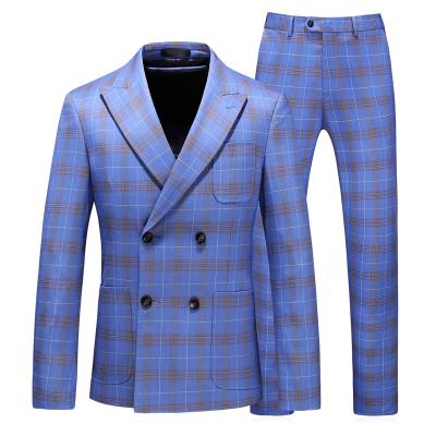 China Promotional Wholesale Good Quality Acetate Fiber Various Fitted Formal Mens Suit for sale