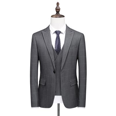 China Professional Manufacturer High Quality Gray Mens Wedding Suits Set of Suits 2021 for sale