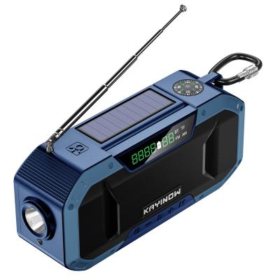 China PORTABLE Outdoor Artifact Emergency Blue-Tooth Radio Speaker Operated Radio Outdoor Multifunctional Hand Crank Radio for sale