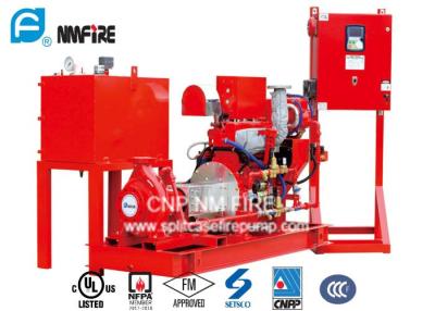 China 750GPM @ 125PSI Diesel Engine Drive End Suction Fire Pump UL/FM Listed  For Firefighting for sale